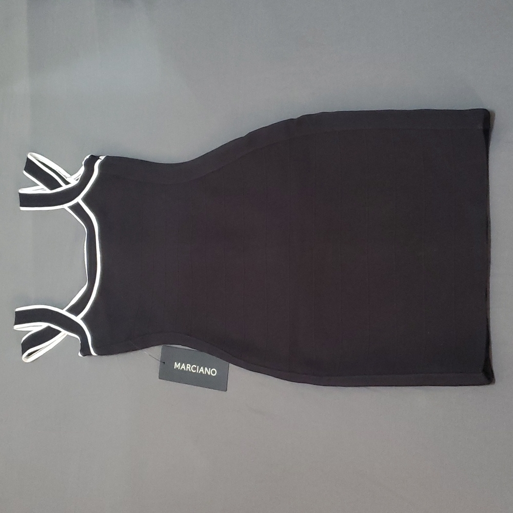 Marciano Black Sexy Fitted Bandage Dress NWT 👗 - Picture 6 of 6